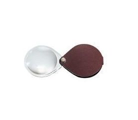 Classic Folding Magnifier 6X - Red-Aspheric 7x Folding Magnifier unfolded-$33.00-0reviews-0 stars