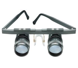 Telemed Binocular Glasses - 3.0x-Aspheric 7x Folding Magnifier unfolded-$840.00-0reviews-0 stars