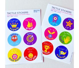 Braille Tactile Stickers - Rewards-Braille Tactile Stickers Rewards Image 1-$25.00-0reviews-0 stars