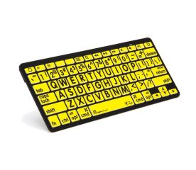 MAC Bluetooth Mini Keyboard Black on Yellow-Black on White Bluetooth Wireless Mini Keyboard Mac Image 1-$288.00-1reviews-0 stars