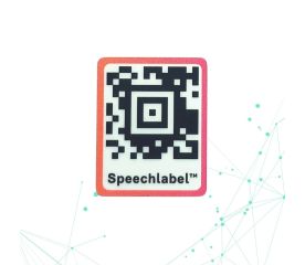 Speechlabel Thin QR Code Stickers -  100 pack-Demo video for the Daylight Halo Go 2-$34.40-0reviews-0 stars