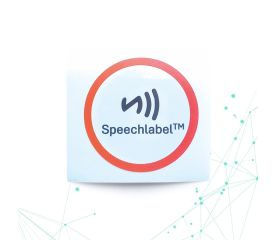 Speechlabel NFC Stickers -  25 pack-Swiss Large Print Watch - Black - watchband laid out flat-$37.90-New-0reviews-0 stars