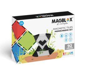 Magblox Monochrome 92pcs-tactile wooden draughts set pictured with case for draught pieces-$110.00-0reviews-0 stars