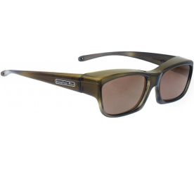 Fitovers XS Choopa Olive Charcoal - Grey Lens-front facing classic pocket slide out handheld magnifier on white background-$48.00-0reviews-0 stars