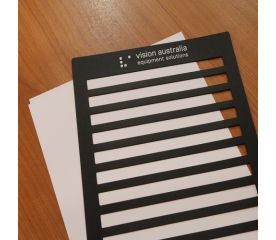 A4 superior writing guide-A4 Superior Writing Guide Placed On Paper Image 1-$11.00-0reviews-0 stars