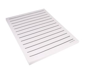 A5 Boldline Writing Pad - 100pp-A4 Superior Writing Guide Placed On Paper Image 1-$14.00-0reviews-0 stars