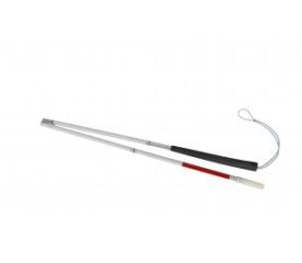 Bevria Folding Composite Fibre Cane 50&quot; / 127cm  - White-Bevria Children&#039;s Folding Mobility Cane 30 inch 76 cm Image 1-$174.00-0reviews-0 stars