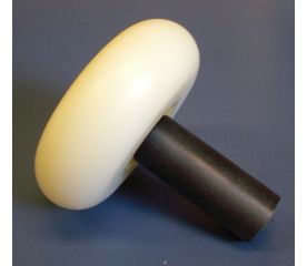 Jumbo Cane Tip-Bevria Folding Composite Fibre Cane 50 inch 127 cm White Image 1-$33.00-0reviews-0 stars