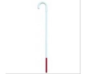 Bevria ID symbol cane - crook handle-front facing classic pocket slide out handheld magnifier on white background-$23.00-0reviews-0 stars