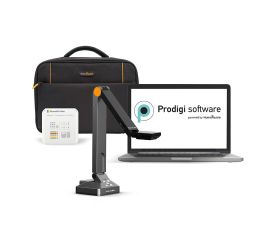 Prodigi for Windows Starter Kit-Swiss Large Print Watch - Black - watchband laid out flat-$2,149.00-New-0reviews-0 stars