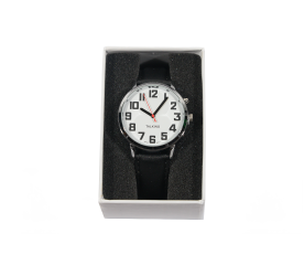 Talking Watch - 35mm Silver Face with Leather Strap-Heat Resistant Gloves Full length 40 centimetres image 2-$131.00-2reviews-0 stars