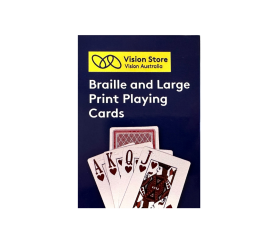 Braille and Large Print Playing Cards-Tactile Puzzle Cube-$20.00-New-0reviews-0 stars