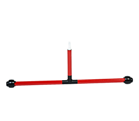 Ambutech Push Broom Cane Tip - Indoor Wheels-MiniGuide Holder attached to support cane-$84.00-0reviews-0 stars