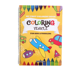 Colouring Book - Vehicle-DK Braille Book Lego Duplo Farm Image 1-$15.00-0reviews-0 stars
