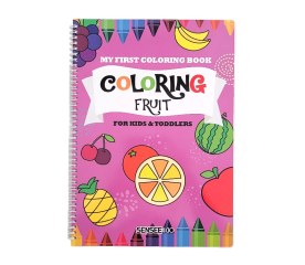Colouring Book - Fruit-DK Braille Book Lego Duplo Farm Image 1-$15.00-0reviews-0 stars