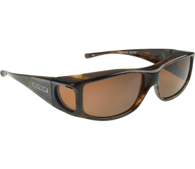 Fitover L Jett Brown Marble - Amber Lens-Front view of Beamer Sunglasses-$101.00-0reviews-0 stars