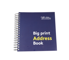 Vision Australia Big Print Address Book-How to record a label instruction video by the manufacturer-$64.00-0reviews-0 stars