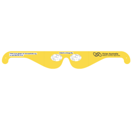 Simulation Eye Mask - Macular Degeneration 1 Piece-tactile wooden draughts set pictured with case for draught pieces-$7.00-0reviews-0 stars