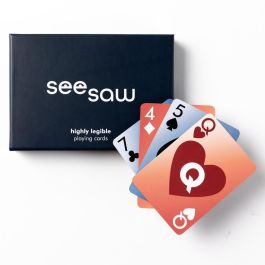 Seesaw Highly Legible Playing Cards 2 Pack