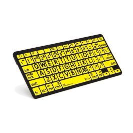 MAC Bluetooth Mini Keyboard Black on Yellow