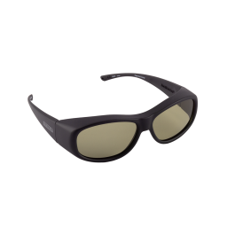 Fitover Sunni Small Satin Black - Small - Yellow Lens