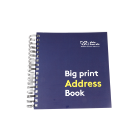 Vision Australia Big Print Address Book