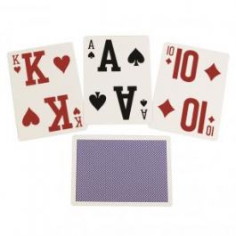 Large Print Playing Cards - Blue