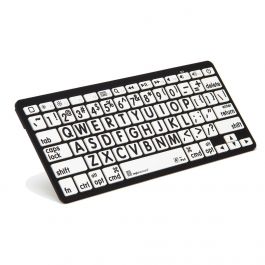 Bluetooth Wireless Mini Keyboard Mac (Black on White)