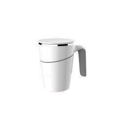 Anti-spill suction mug White
