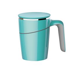 Anti-spill suction mug Turquoise