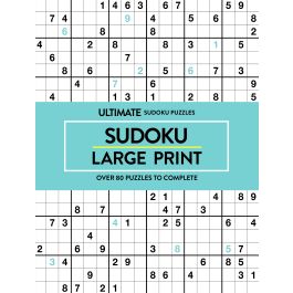 80+ Large Print Sudoku Book