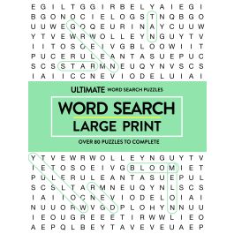 80+ Large Print Word Search Book