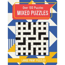 100+ Large Print Mixed Puzzles Book