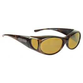Fitover S Aurora Brown Marble - Amber Lens