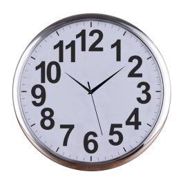 Wall Clock Black Numbers on White Face 32cm