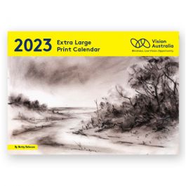 2023 Vision Australia Extra Large Print Calendar
