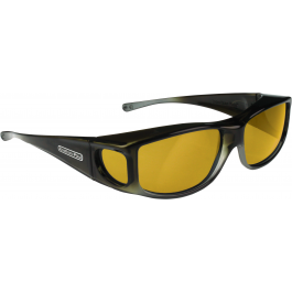 Fitover L Jett Olive Charcoal - Yellow Lens