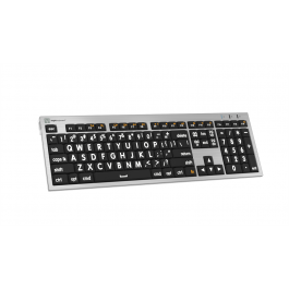 Large Print White on Black - Mac ALBA Keyboard